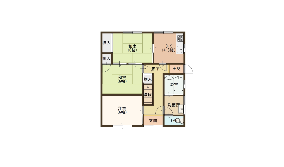 【入居中】  八鹿町の貸家　C