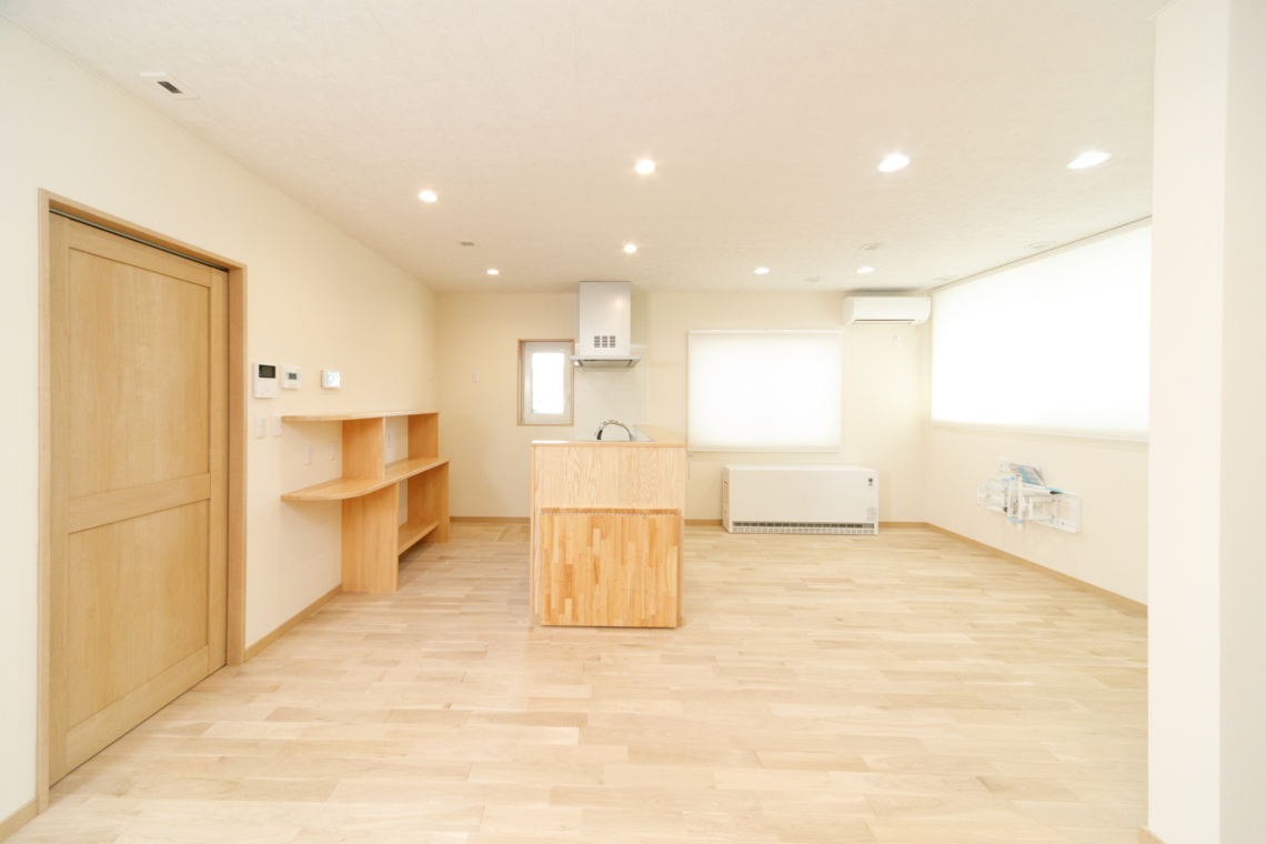 木の温もり感じる家