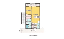 【即入居可(単身女性専用)】グランジュテ八鹿A・Cタイプ(1F)★特典キャンペーン中!!